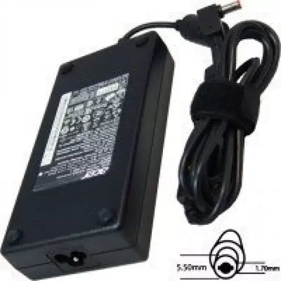 ACER ORIGINAL NTB ADAPTER 180W19.5V AC 5.5X1.7 MM (WITHOUT POWER CORD) - eBuy UAE
